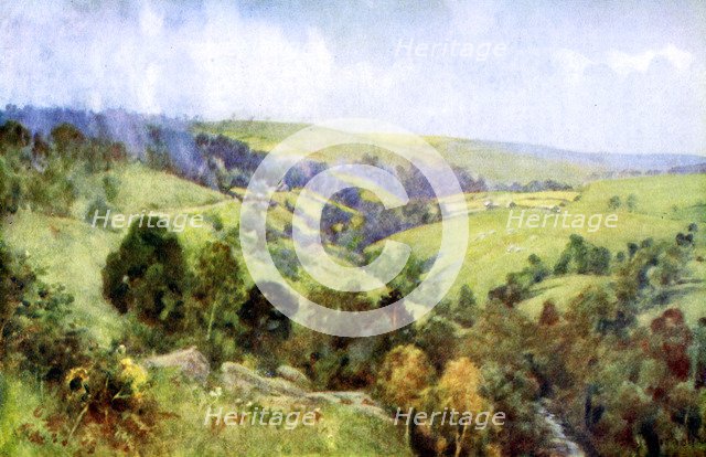 'On the Hills near Harrogate, Yorkshire', 1924-1926.Artist: George F Nicholls