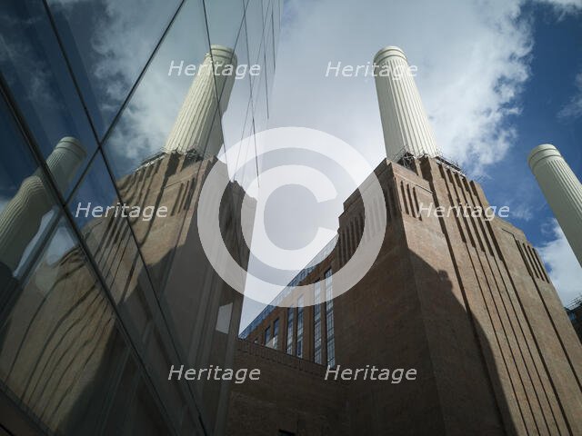 Around Battersea Power Station, London, UK, Oct 2021. Creator: Ethel Davies.