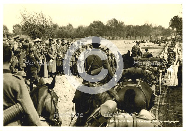 German advance into Poland, World War II, September 1939. Artist: Anon