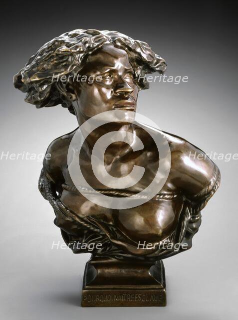 Why Born Enslaved!, 1868. Creator: Jean-Baptiste Carpeaux.