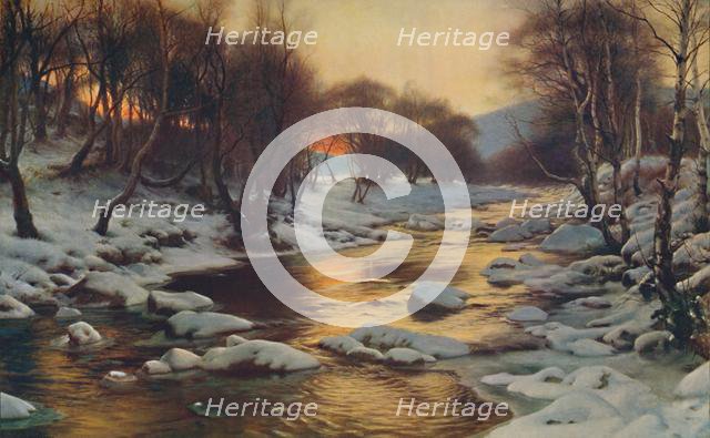 'And Winter's Breath Came Cold and Chill', 1886. Creator: Joseph Farquharson.