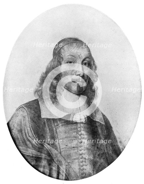 Jules Mazarin, Italian-born French politician, 17th century (1912).Artist: David Loggan