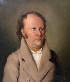 Portrait of the writer Jean Paul (1763-1825), 1810. Creator: Meier, Friedrich (1785-1815).