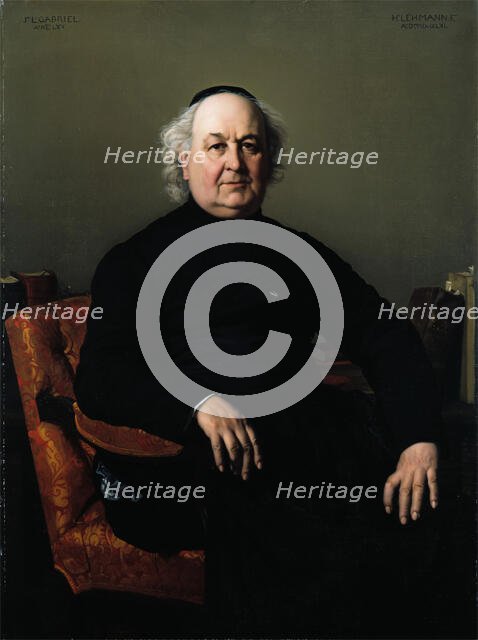 Jean Louis Gabriel, Rector of Saint Merri, 1861. Creator: Henri Lehmann.