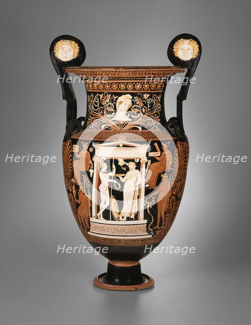 Volute Krater (Mixing Bowl), About 340 BCE. Creator: Painter of Copenhagen 4223.