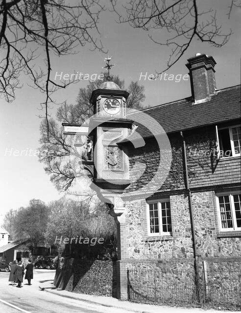 The Blacksmiths Clock at the Clock House, Abinger Hammer, near Shere, Surrey, c1955. Creator: Arthur Charles Kirby Ware.