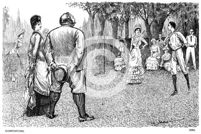 'Comforting', 1882 (1891). Artist: George du Maurier