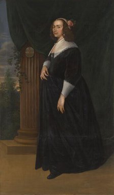 Maria Hartmansdr de Custer(e). wife of Willem Kettingh, c.1755.  Creator: Mattheus Verheyden.