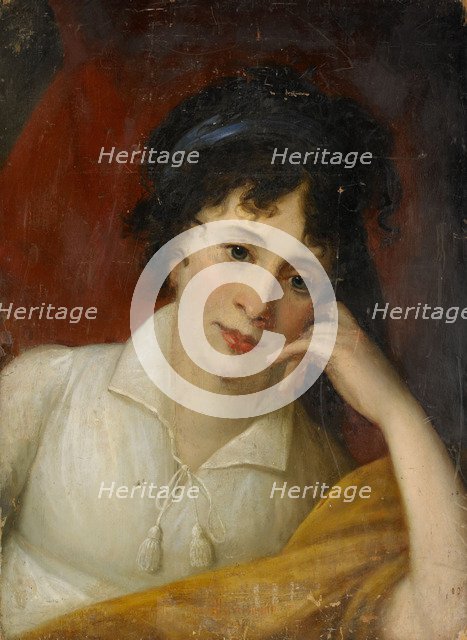 Portrait of Ekaterina Fyodorovna Muravyova-Apostol, née Kolokoltseva (1771-1848). Artist: Monnier, Jean Laurent (1743/46-1808)