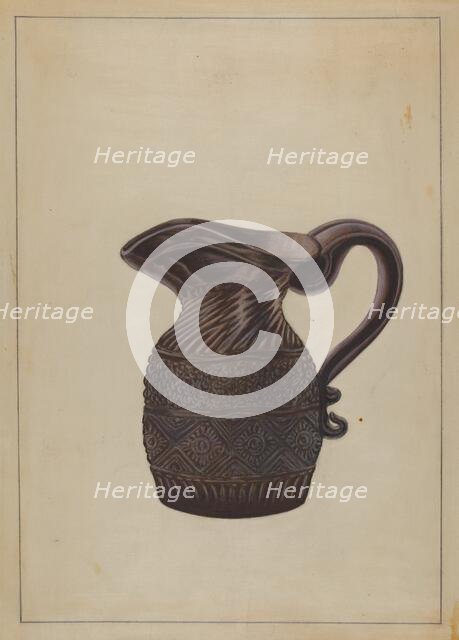 Cream Pitcher, c. 1936. Creator: Nicholas Amantea.