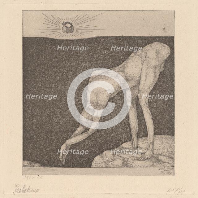 The Monarchist, 1904. Creator: Paul Klee.