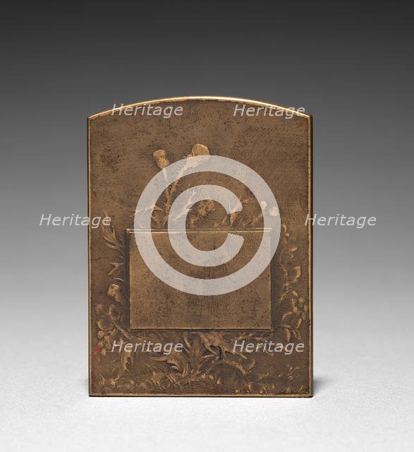 Medallion (reverse). Creator: Marie Alexandre Lucien Coudray (French, 1864-1932).