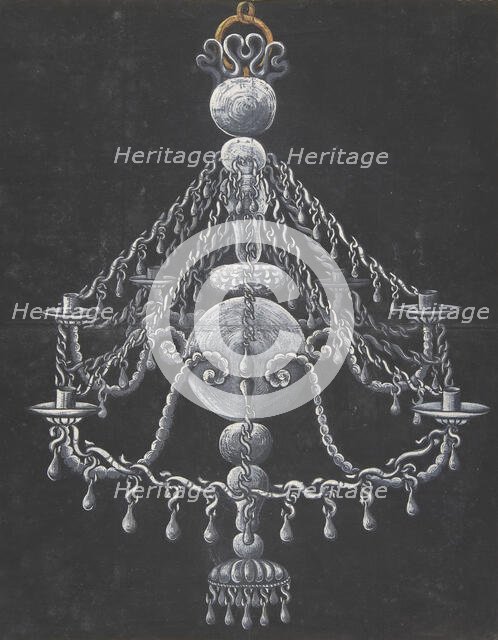 Design for a Chandelier, 18th century. Creator: Anon.