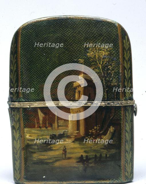 Necessaire with Scent Bottles, early 1800s. Creator: Unknown.