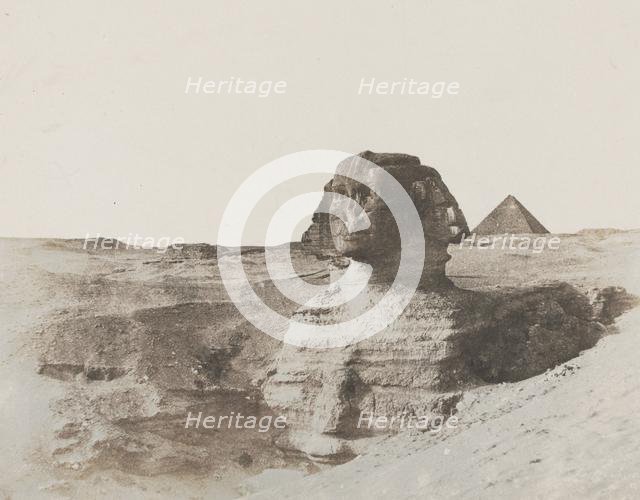 The Sphinx, c. 1853. Creator: John Beasley Greene (American, 1832-1856).