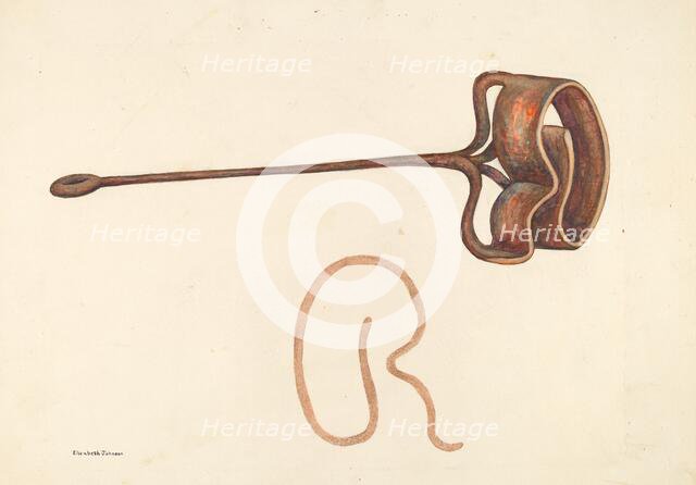 Branding Iron, c. 1942. Creator: Elizabeth Johnson.