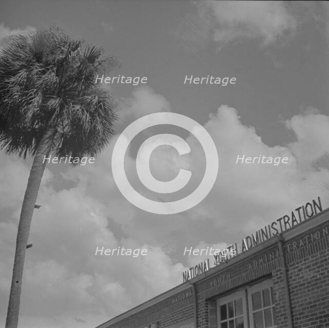 Street scene, Daytona Beach, Florida, 1943. Creator: Gordon Parks.