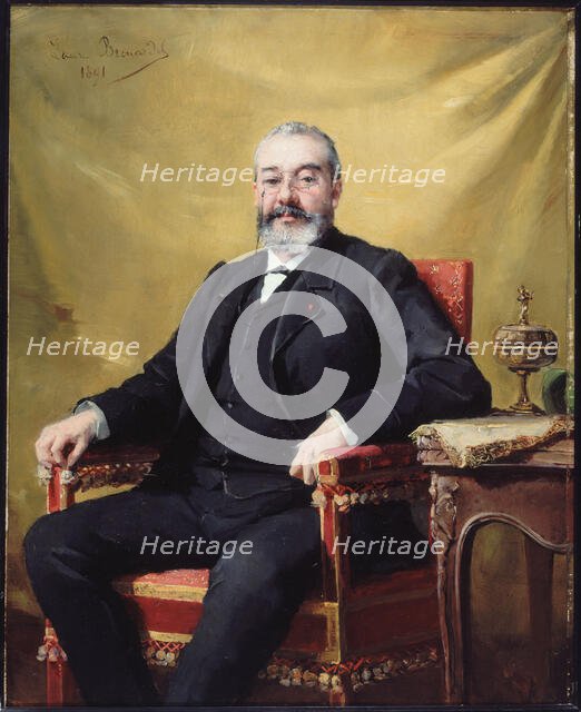 Portrait of Doctor Adrien Proust (1834-1903), father of Marcel Proust, 1891. Creator: Laure Brouardel.