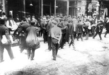 Jewish pedlars on the East Side, New York, USA, 1890s. Artist: Unknown