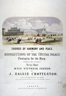 Cover of 'Chords of harmony and peace' composed by JB Chatterton, c1851.                             Artist: Augustus Butler