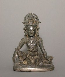 Seated Bodhisattva Maitreya, Pyu period, 7th century. Creator: Unknown.