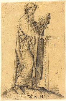 The Apostle Simon, c. 1480/1490. Creator: Wolf Huber.