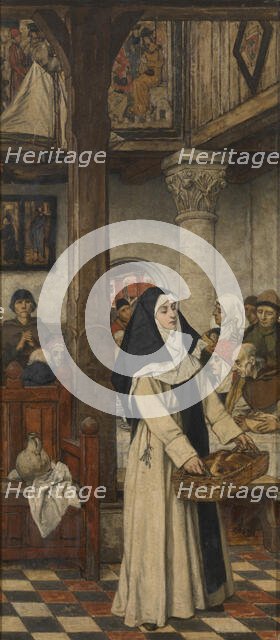 Poor Relief, 1898. Creator: Albrecht De Vriendt.