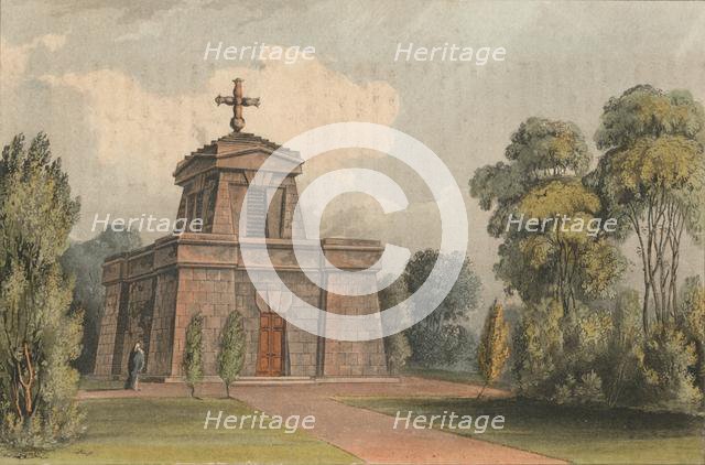 'Mausoleum at Trentham', 1824. Creator: John Gendall.