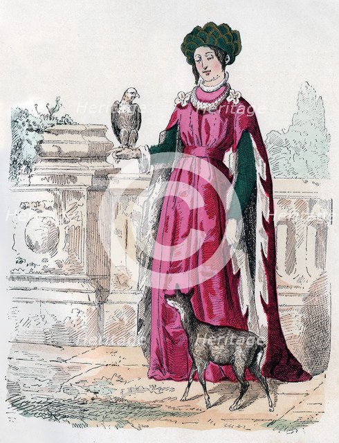 Madeleine of Valois, Princess of Viana, 1460 (1882-1884). Artist: Unknown