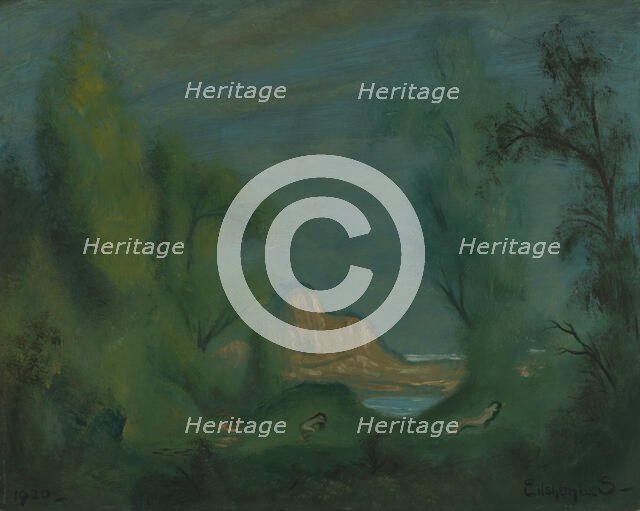 Nymphs Sleeping, 1920. Creator: Louis Michel Eilshemius.