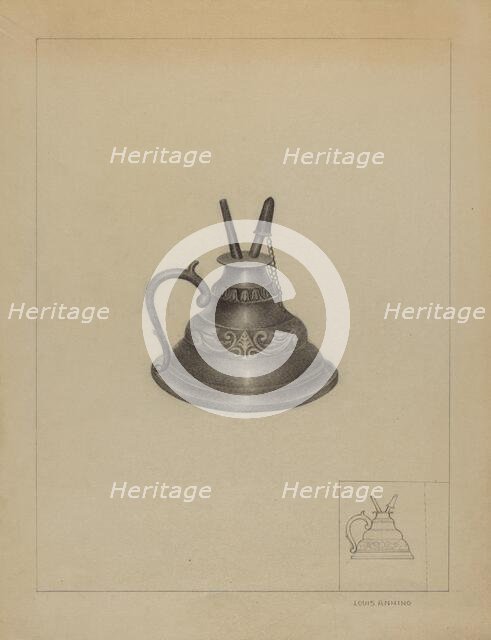 Lamp, c. 1936. Creator: Louis Annino.