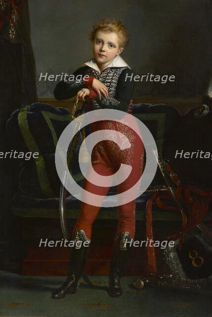 Portrait Of Achille Deban De Laborde, 1817. Creator: Alexandre-Jean Dubois-Drahonet.