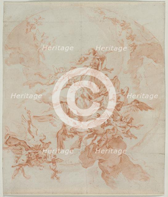 The Assumption of the Virgin, c. 1754. Creator: Carlo Innocenzo Carlone (Italian, 1686-1775).