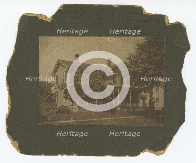 Photograph of the John H. Scott family home, July 2, 1900. Creator: Unknown.