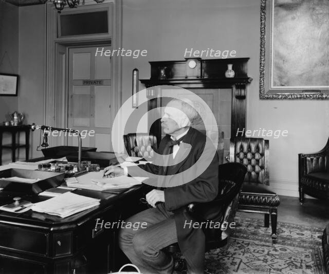 Hon. Leslie M. Shaw, Secretary of Treasury, McKinley's Cabinet, between 1890 and 1910. Creator: Unknown.