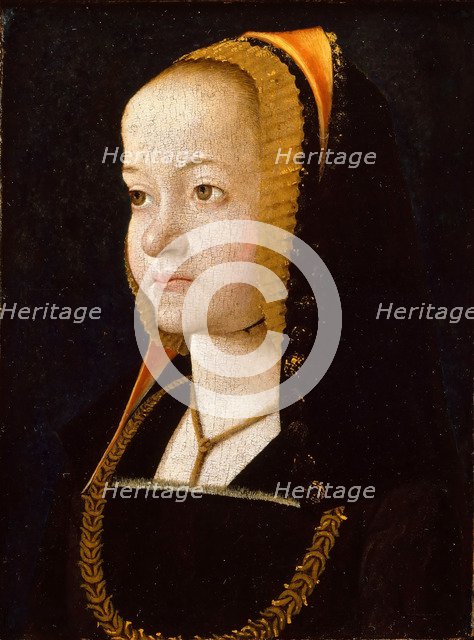 Portrait of a woman (Jeanne Besse ?), c. 1500.