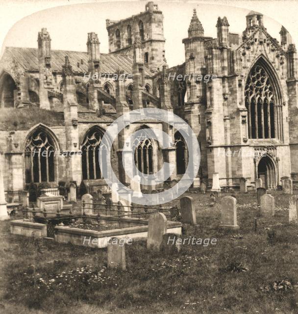 'Melrose Abbey, Melrose, Scotland', 1896.  Creator: Works and Sun Sculpture Studios.