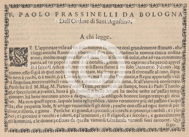 Ghirlanda: Di sei vaghi fiori scielti da piu famosi Giardini d'Italia, page 3 (..., October 1, 1604. Creator: Pietro Paulo Tozzi.