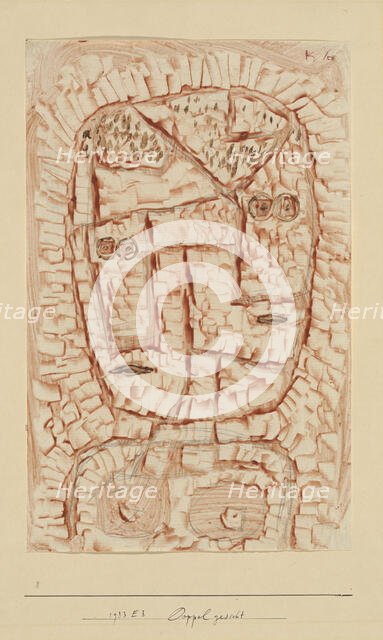 Double face, 1933. Creator: Klee, Paul (1879-1940).