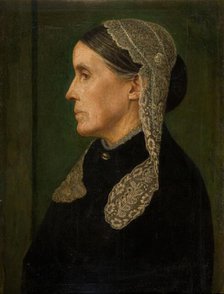 Portrait of Mrs Henry Gaskin (Artist's Mother), 1888.  Creator: Arthur Joseph Gaskin.