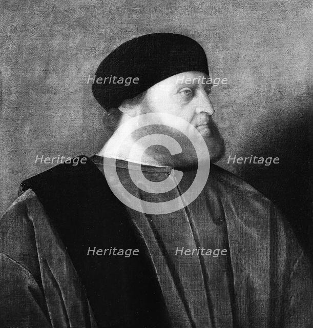 Portrait of a Venetian Senator, ca. 1525. Creator: Vincenzo Di Biagio Catena.