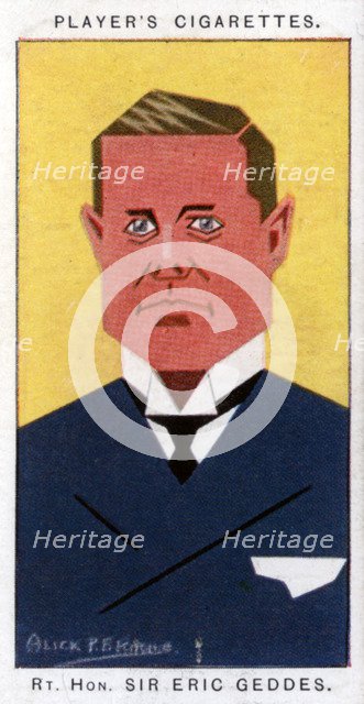 Sir Eric Campbell Geddes, British politician, 1926. Artist: Alick P F Ritchie