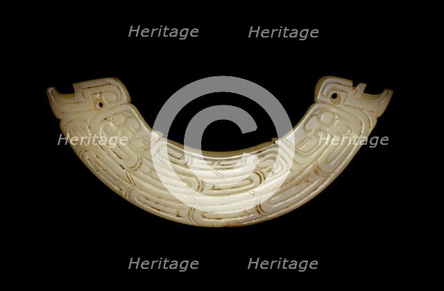 Arc-shaped pendant (huang), Western Zhou period, 9th/8th century B.C. Creator: Unknown.