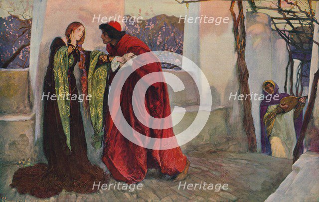 O Mistress Mine, Where Are You Roaming?, 1899, (c1915). Artist: Edwin Austin Abbey.