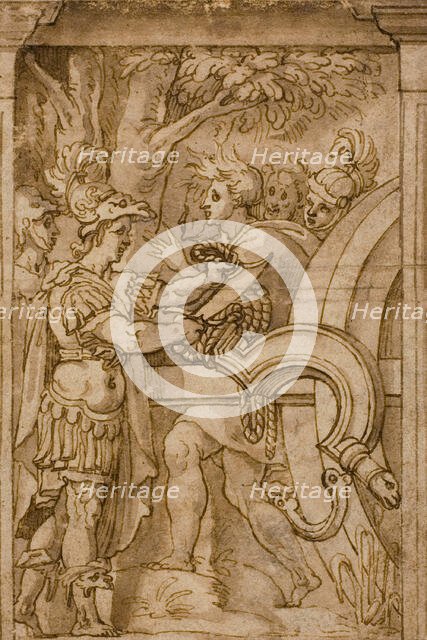 Alexander Cutting the Gordian Knot, n.d. Creator: Unknown.