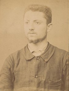 Henry. émile. (auteur de l'attentat de l'Hotel St-Lazare), 1890-94. Creator: Alphonse Bertillon.