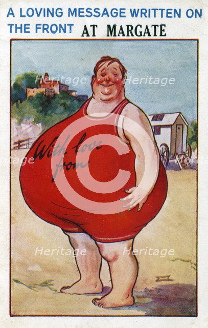 A seaside postcard from Margate, Kent, 20th century. Artist: Unknown