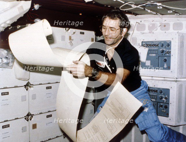 Astronaut Richard Truly, second Space Shuttle flight, November 1981. Creator: NASA.