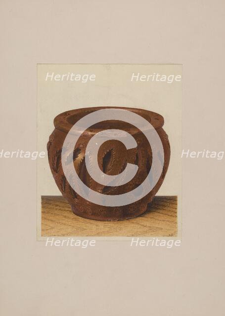 Bowl, c. 1939. Creator: Alfred Parys.