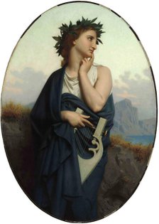 The Muse (Philomèle) , 1861. Creator: Bouguereau, William-Adolphe (1825-1905).